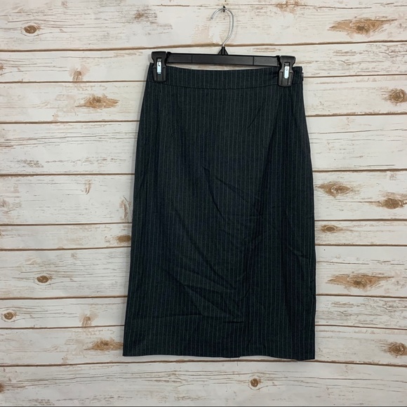 LK Bennett Dresses & Skirts - LK Bennett Gray Pinstriped Pencil Career Skirt NWT
